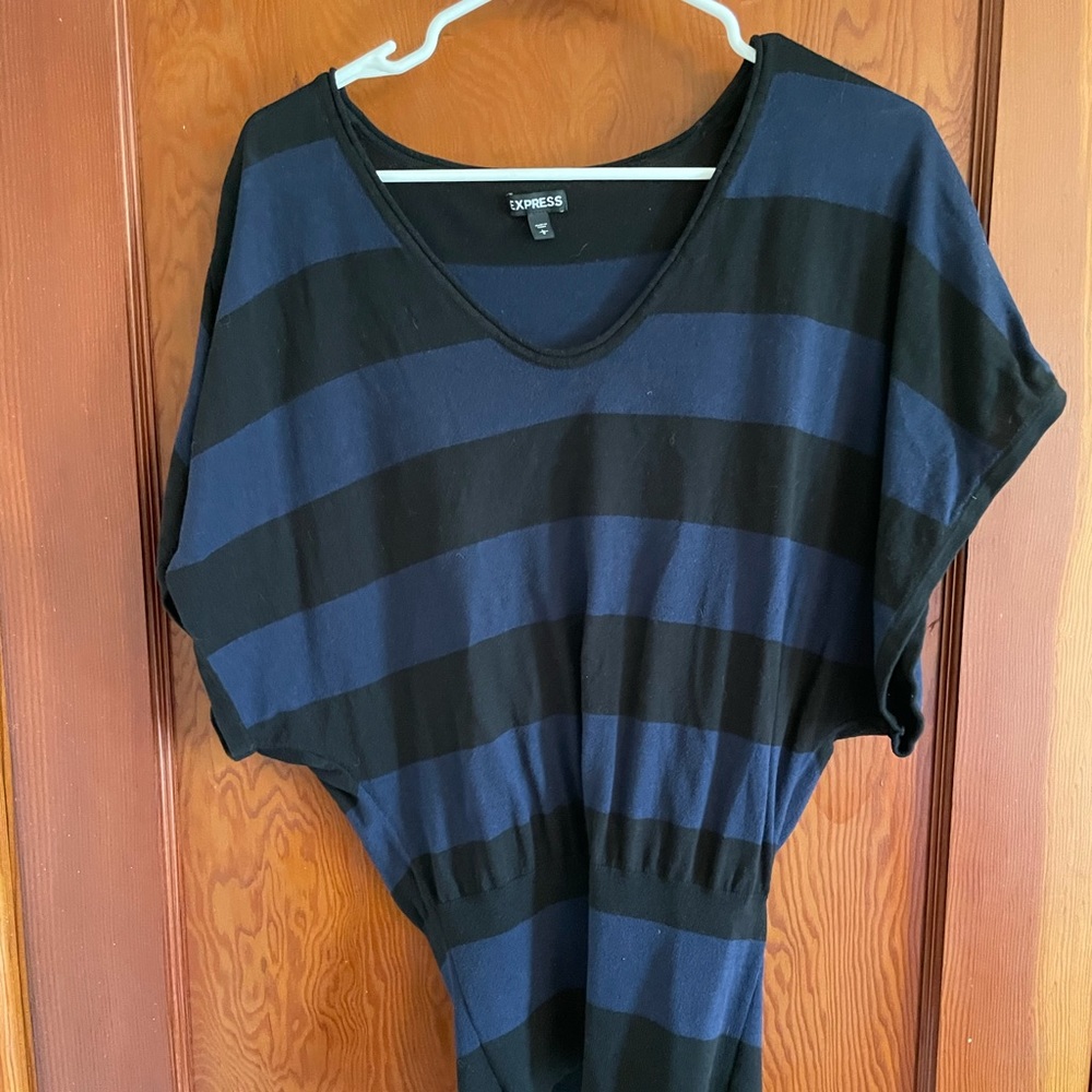 Express women’s striped sweater size large